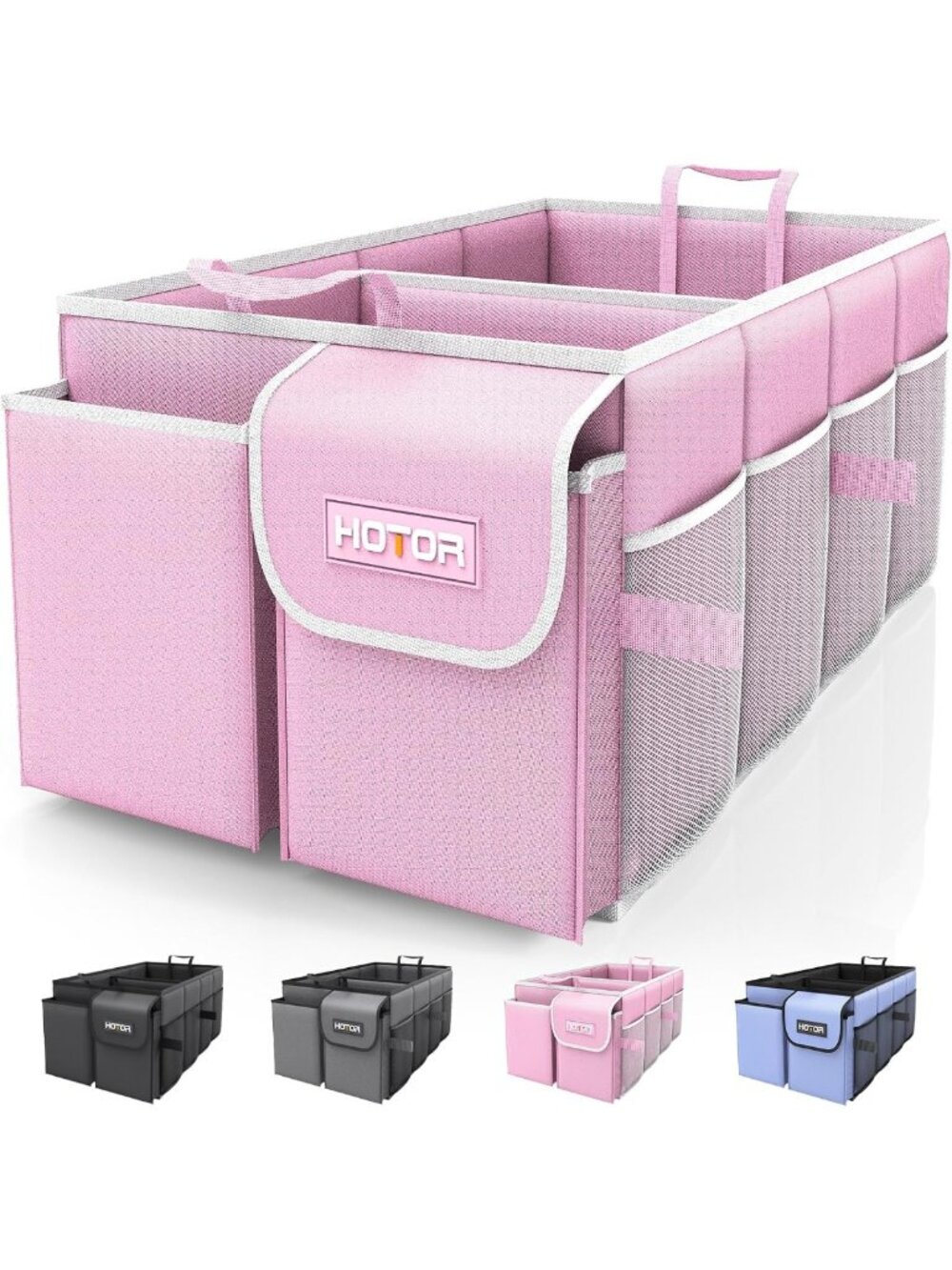 Foldable Car Trunk Organizer - Versatile Storage for SUVs & Sedans, Easy to Use